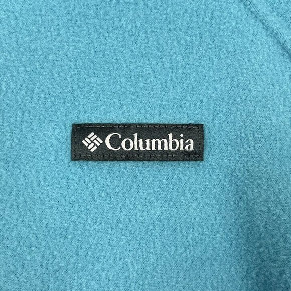 Columbia Youth Girls Full Zip Fleece Jacket Size 18 (XL) Aqua Zip Pockets - Picture 4 of 13